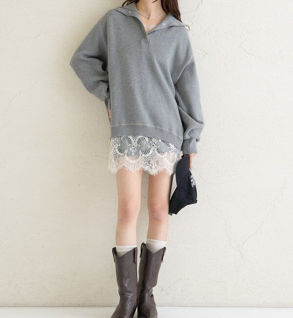  「レースサテンキャミソール」|シャツ・ブラウス|