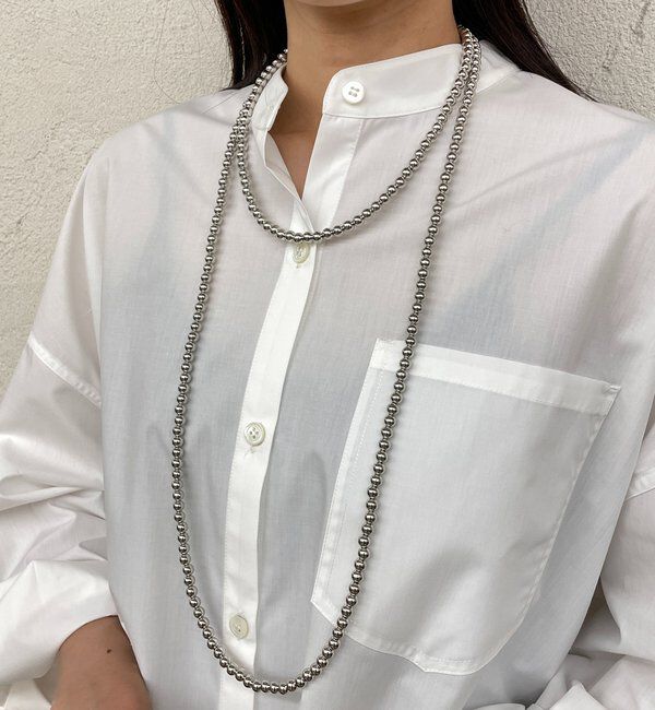  「【GALENA/ガレナ】6ミリボールチェーンネックレス」|リング|