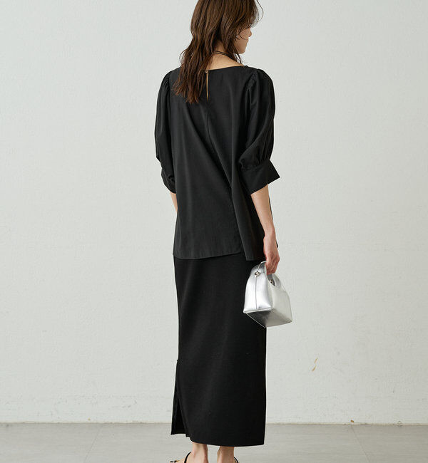  「【Lサイズも登場！】ポンチZIPタイトスカート」|スカート|