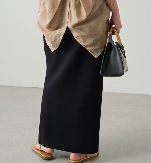  「【Lサイズも登場！】ポンチZIPタイトスカート」|スカート|