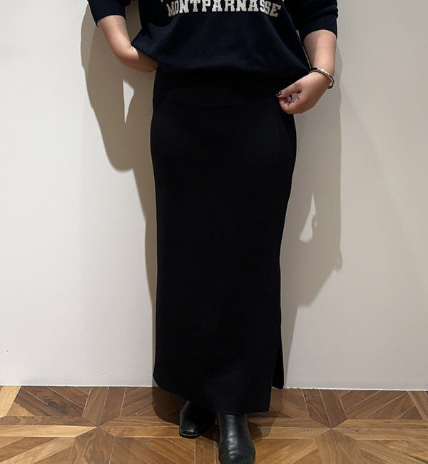  「【Lサイズも登場！】ポンチZIPタイトスカート」|スカート|