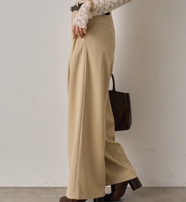  「3タックワイドパンツ」|チノ|