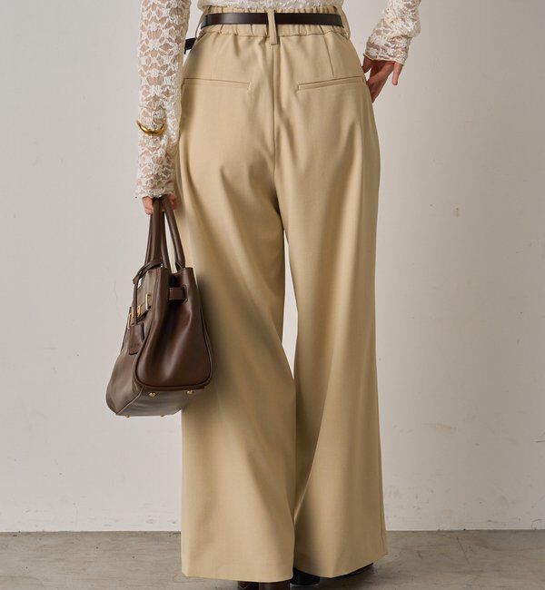  「3タックワイドパンツ」|チノ|