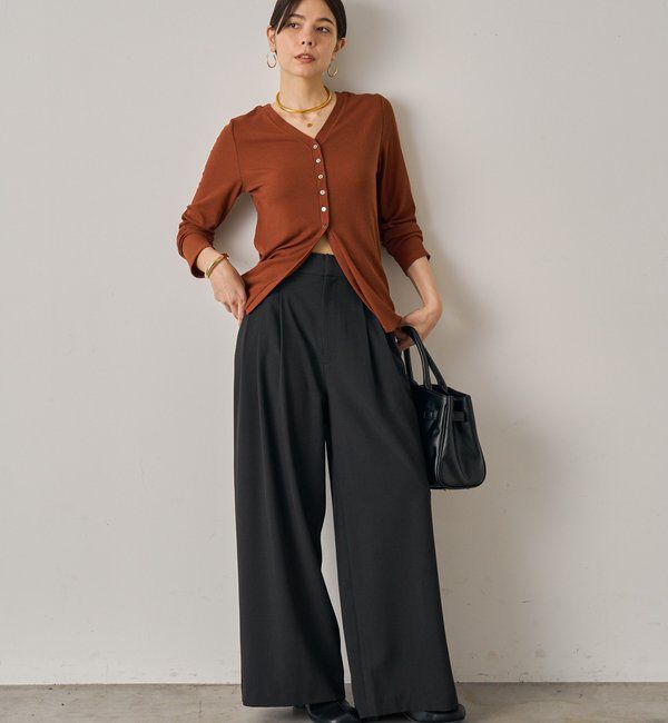  「3タックワイドパンツ」|チノ|