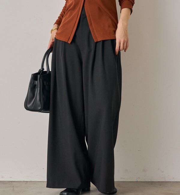  「3タックワイドパンツ」|チノ|
