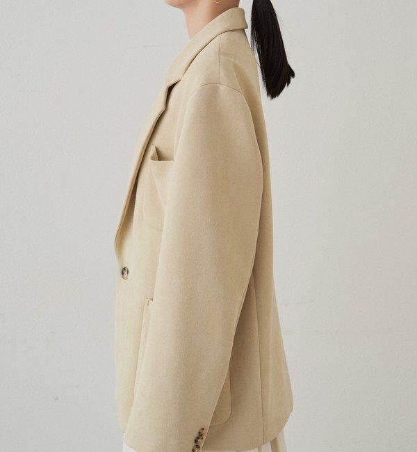  「フェイクスウェードジャケット」|ベスト・ジレ|