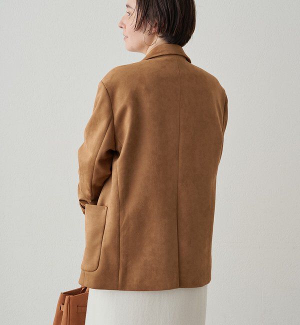  「フェイクスウェードジャケット」|ベスト・ジレ|