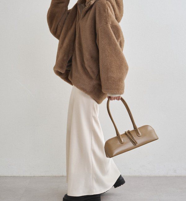  「フードフェイクファーブルゾン」|ベスト・ジレ|