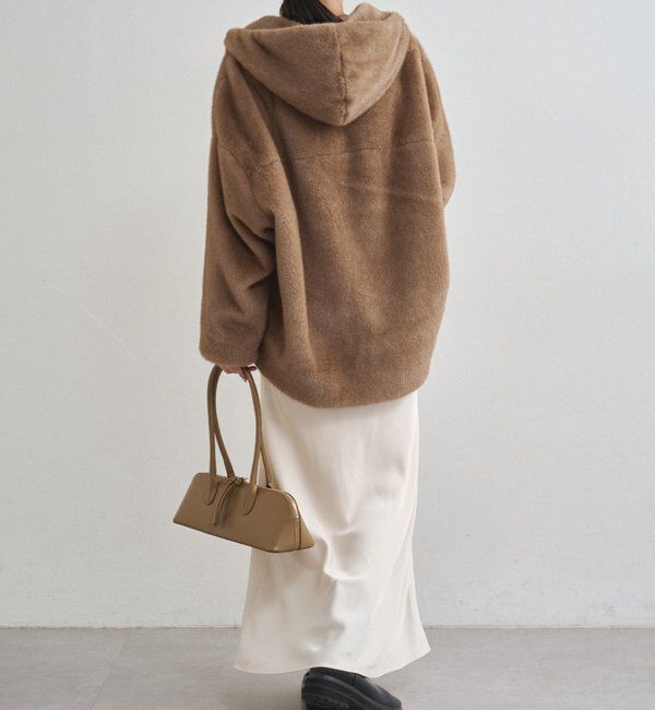  「フードフェイクファーブルゾン」|ベスト・ジレ|