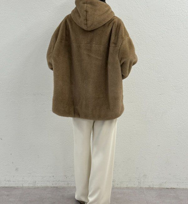  「フードフェイクファーブルゾン」|ベスト・ジレ|