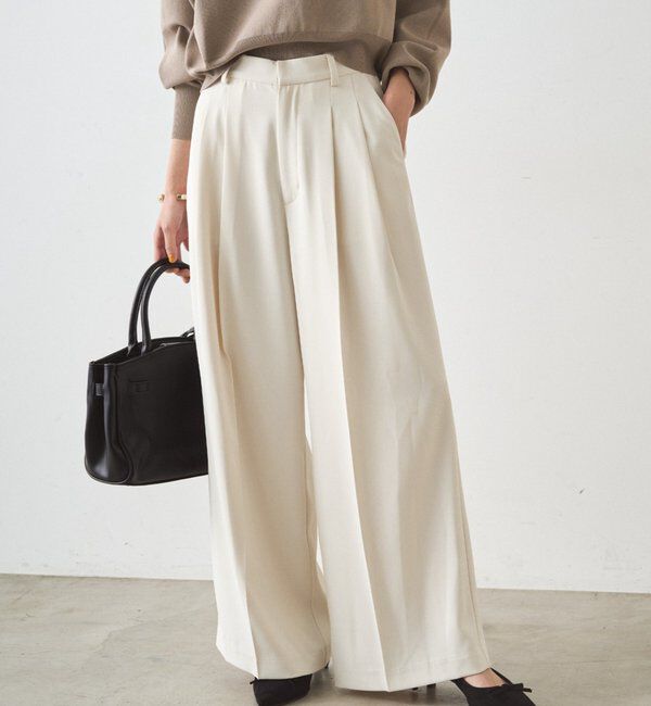  「2タックワイドパンツ」|チノ|