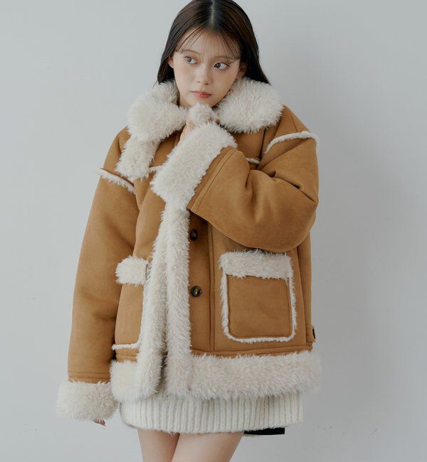  「2wayスタンドムートンルーズジャケット」|その他|