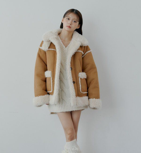  「2wayスタンドムートンルーズジャケット」|その他|