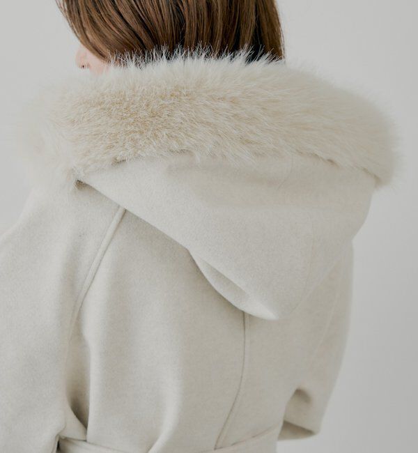  「【4色展開】ファー襟ケープコート」|その他|