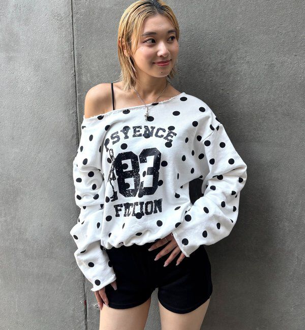  「エリオットナンバリングワンショルダースウェット」|Tシャツ・カットソー|