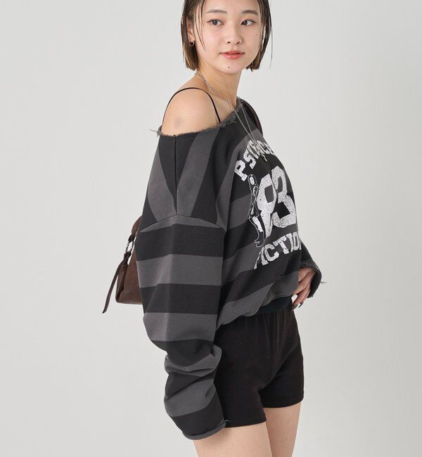  「エリオットナンバリングワンショルダースウェット」|Tシャツ・カットソー|