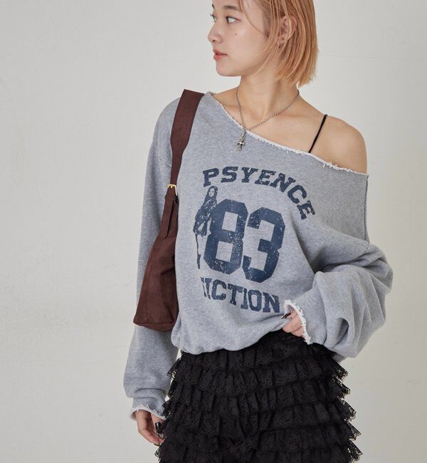  「エリオットナンバリングワンショルダースウェット」|Tシャツ・カットソー|