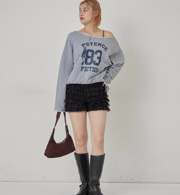  「エリオットナンバリングワンショルダースウェット」|Tシャツ・カットソー|