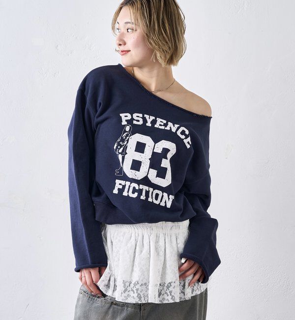  「エリオットナンバリングワンショルダースウェット」|Tシャツ・カットソー|