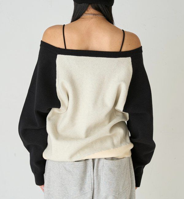  「シャーロットオフショルニット」|ニット・セーター|