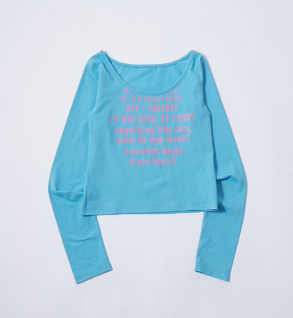  「【WEB限定】フレーズロゴトップス」|Tシャツ・カットソー|