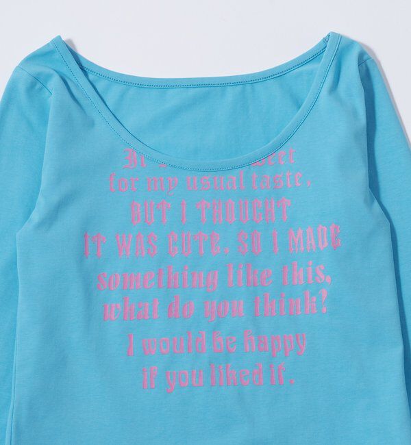  「【WEB限定】フレーズロゴトップス」|Tシャツ・カットソー|