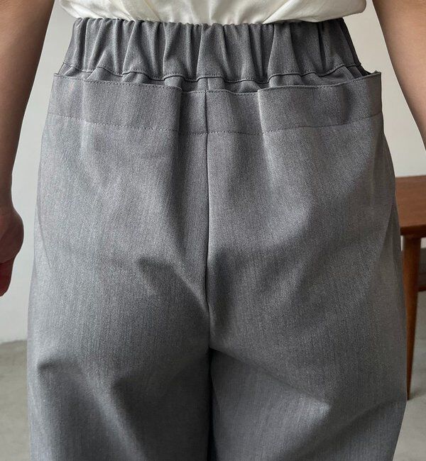  「【低身長サイズあり】ギャザーフリルパンツ」|チノ|