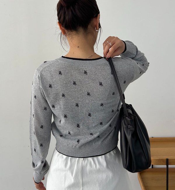  「モノグラムカーディガン」|カーディガン|