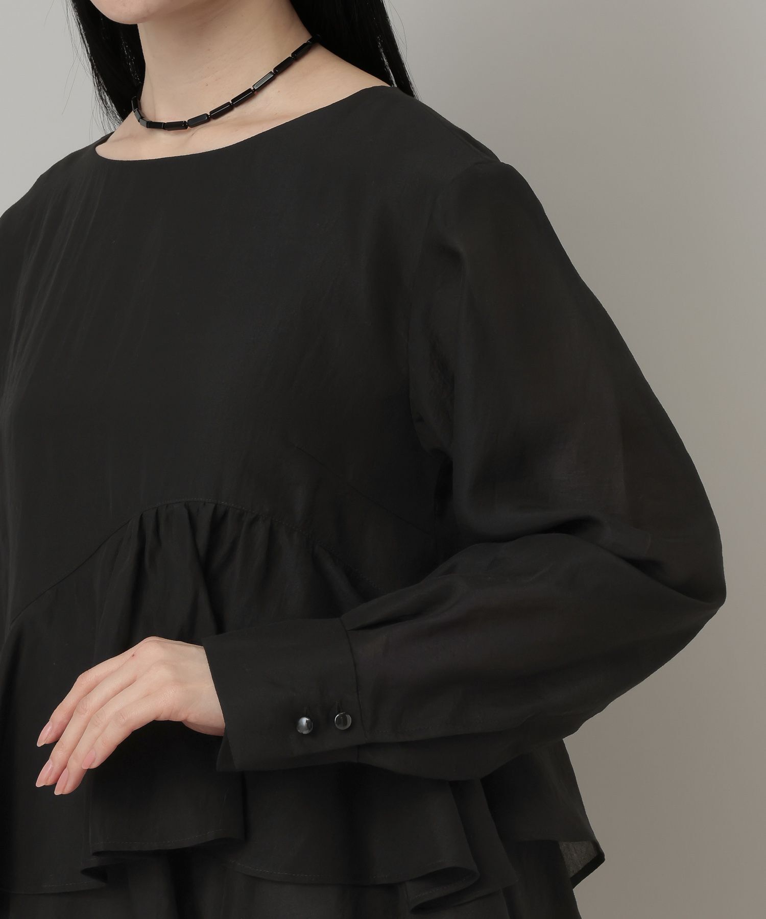 A part by 「 アシメペプラムブラウス」|シャツ・ブラウス|