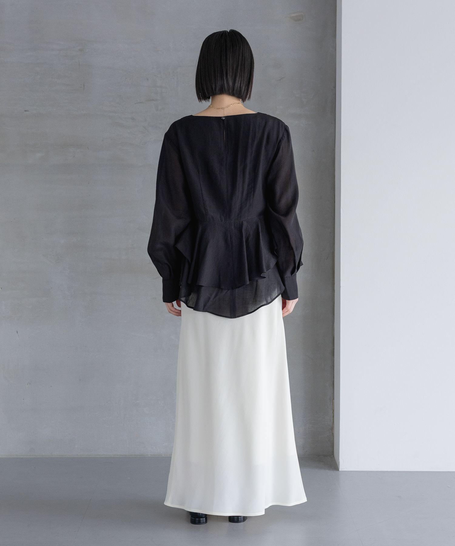 A part by 「 アシメペプラムブラウス」|シャツ・ブラウス|