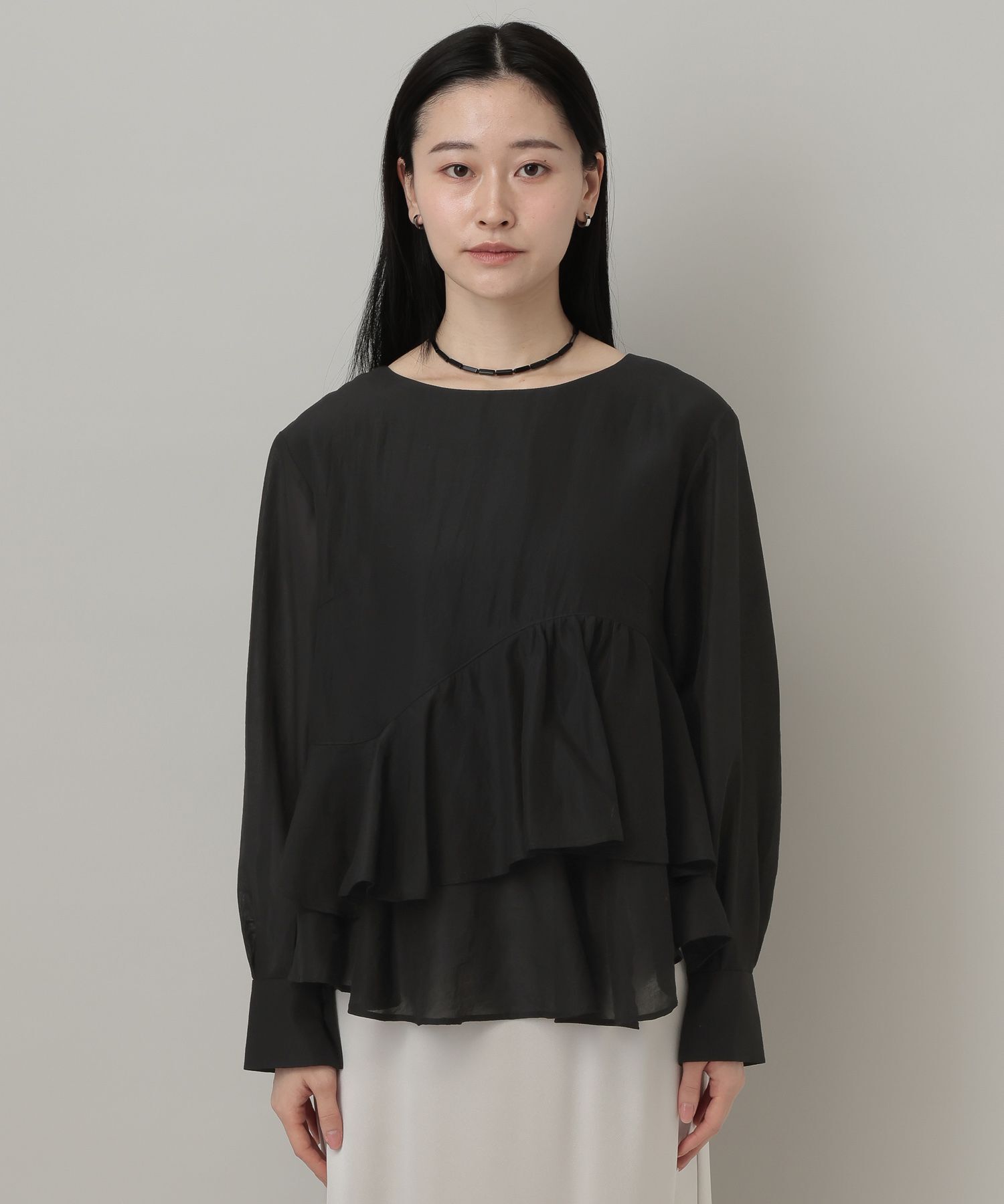 A part by 「 アシメペプラムブラウス」|シャツ・ブラウス|