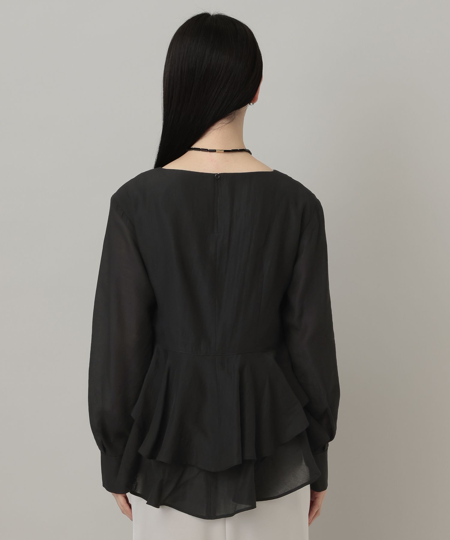 A part by 「 アシメペプラムブラウス」|シャツ・ブラウス|