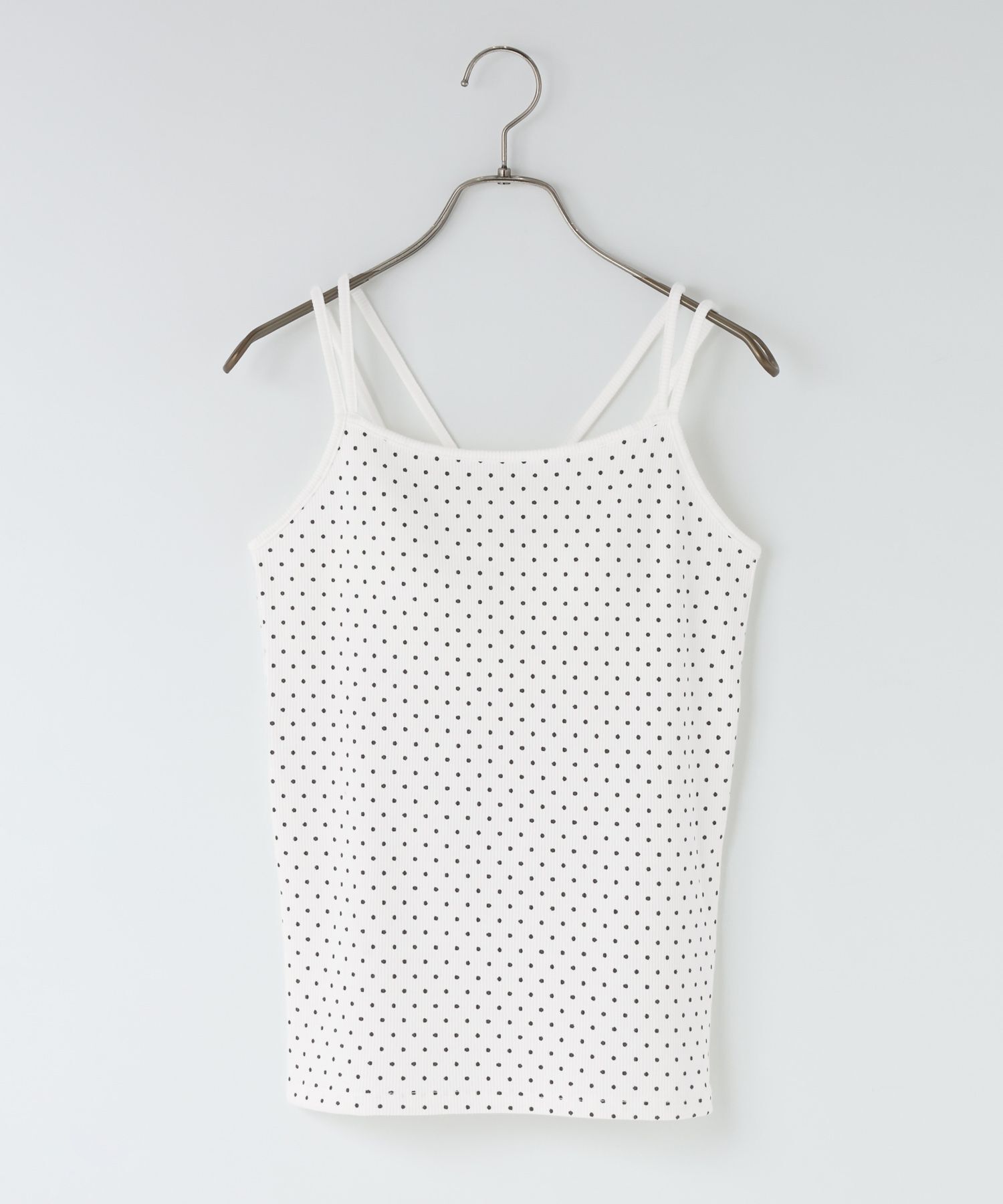 LOWRYS FARM「スタイルUPクロスカップキャミ」|Tシャツ・カットソー|ホワイト５