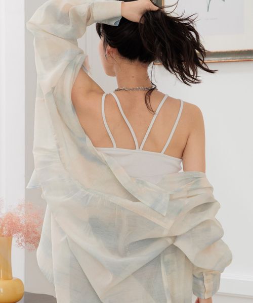 LOWRYS FARM「スタイルUPクロスカップキャミ」|Tシャツ・カットソー|NTL