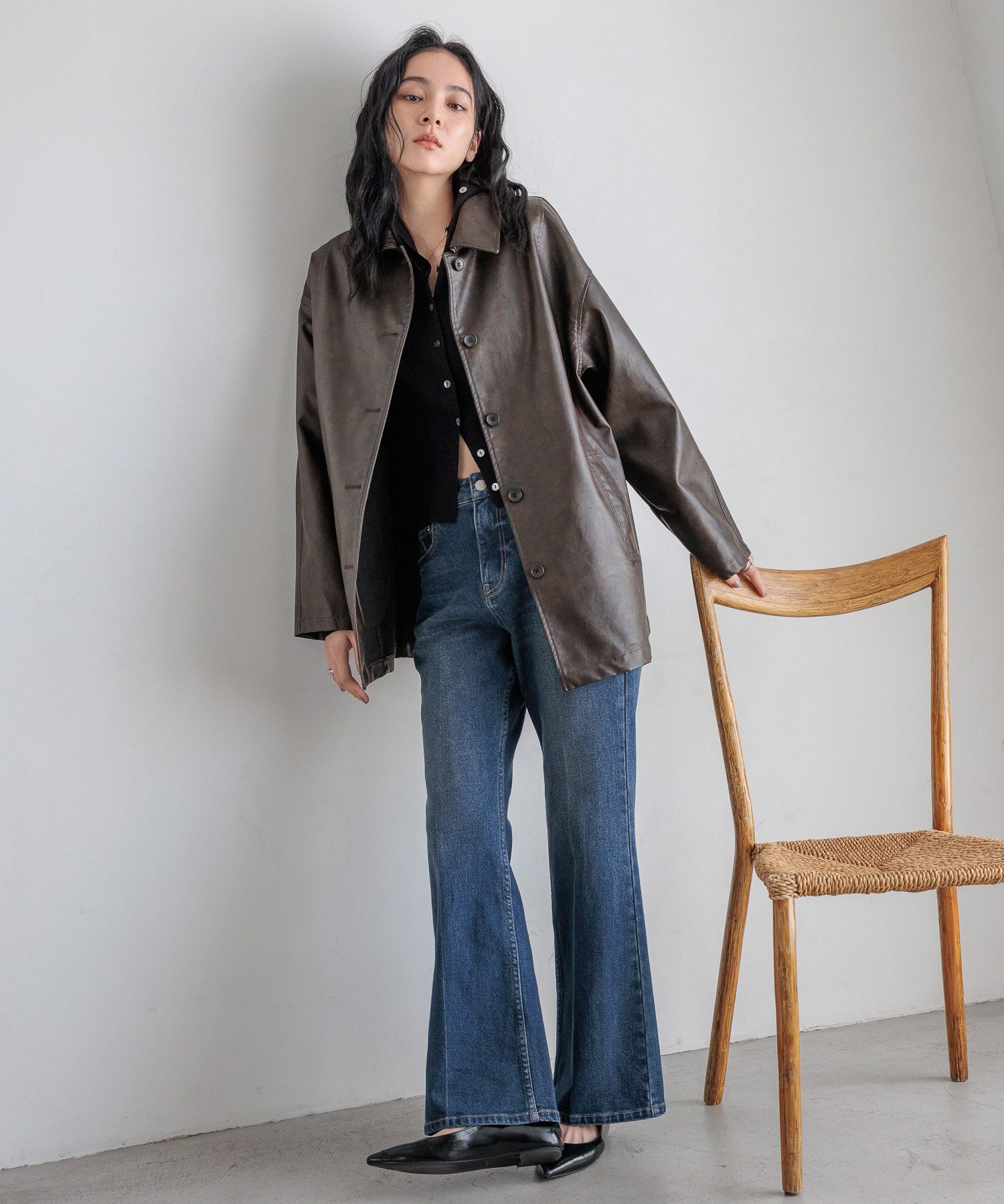 LOWRYS FARM「レザーカバーオール」|その他|