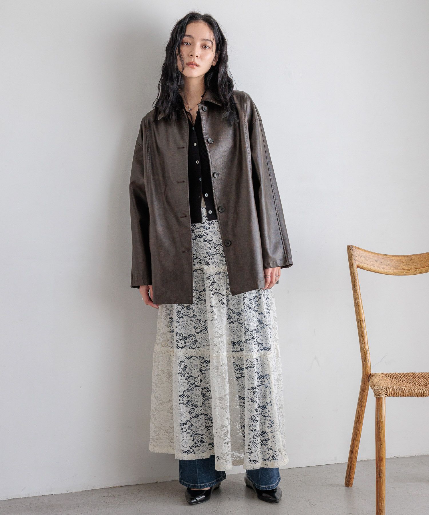 LOWRYS FARM「レザーカバーオール」|その他|