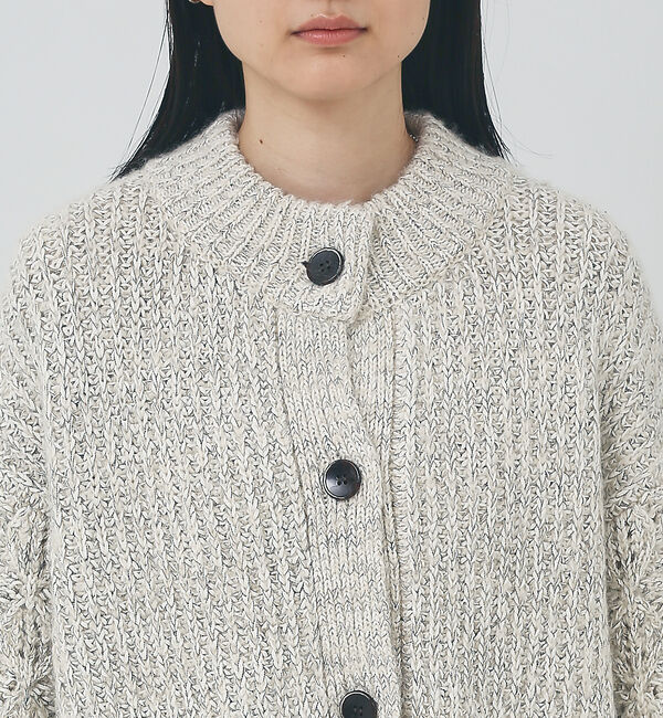 collex「ミックスヤーンボックスショートカーディガン」|カーディガン|