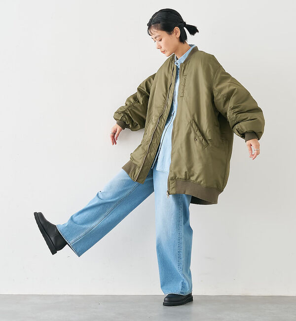 collex「ナイロンツイル中綿ブルゾン」|ブルゾン・スタジャン|