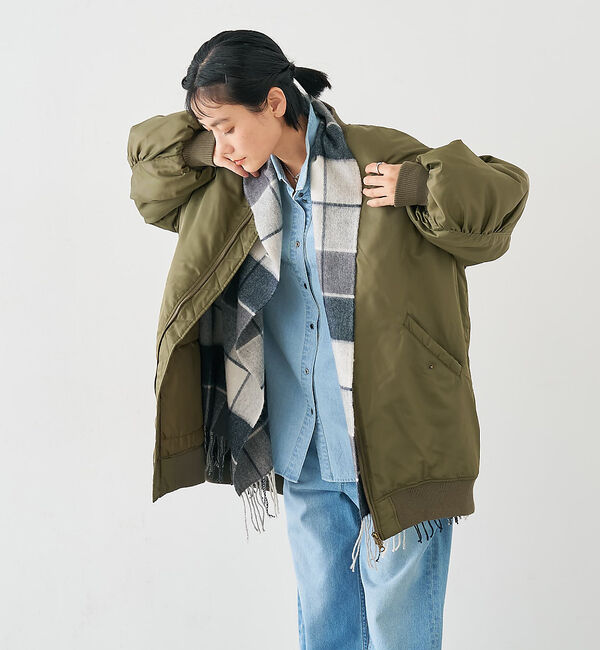 collex「ナイロンツイル中綿ブルゾン」|ブルゾン・スタジャン|