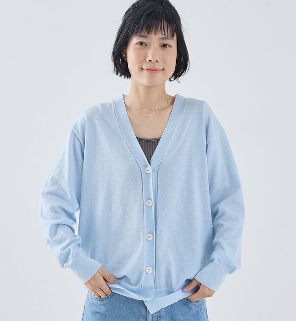 collex「シアーラインカーディガン」|カーディガン|