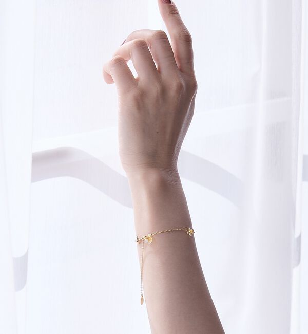 collex「【HARIO Lampwork Factory】ブレスレット ひとふさのミモザ」|ブレスレット・バングル|