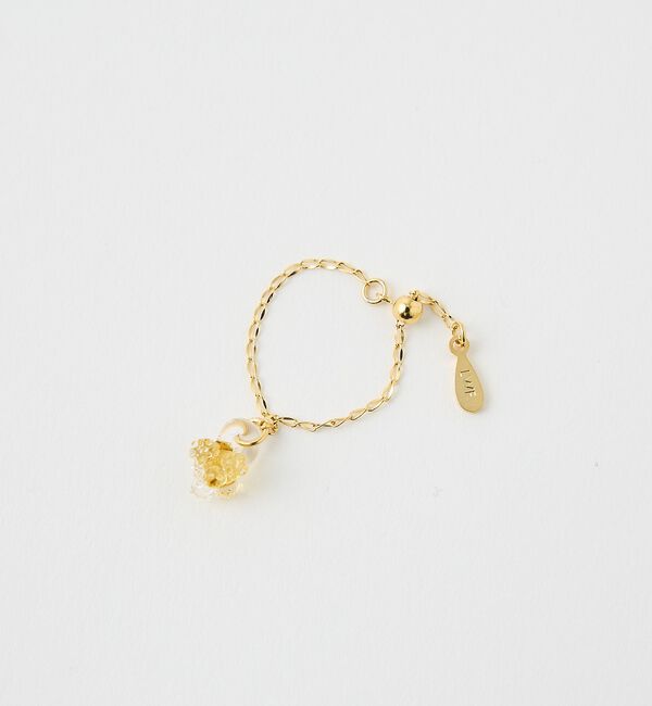 collex「【HARIO Lampwork Factory】リング ひとふさのミモザ」|リング|