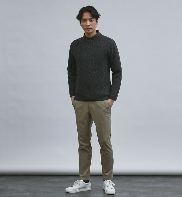 ABAHOUSE「ハイストレッチ コットン スラックス」|スラックス|