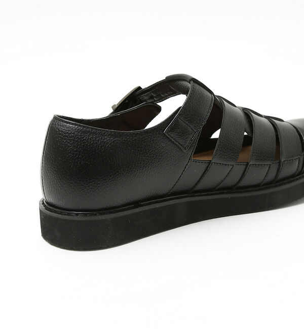 ABAHOUSE「ネオレザーグルカサンダル / ローヒール」|サンダル|