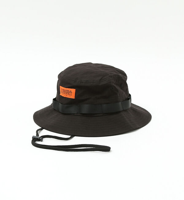 ABAHOUSE「【UNIVERSAL OVERALL/ユニバーサルオーバーオール】コットンリップ」|その他|ブラック