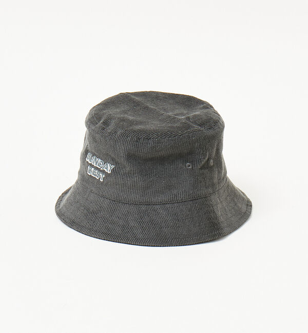 ABAHOUSE「＜BASIQUENTI＞SUNDAY BEST ユニセックス コーデュロイ バケ」|その他|チャコールグレー