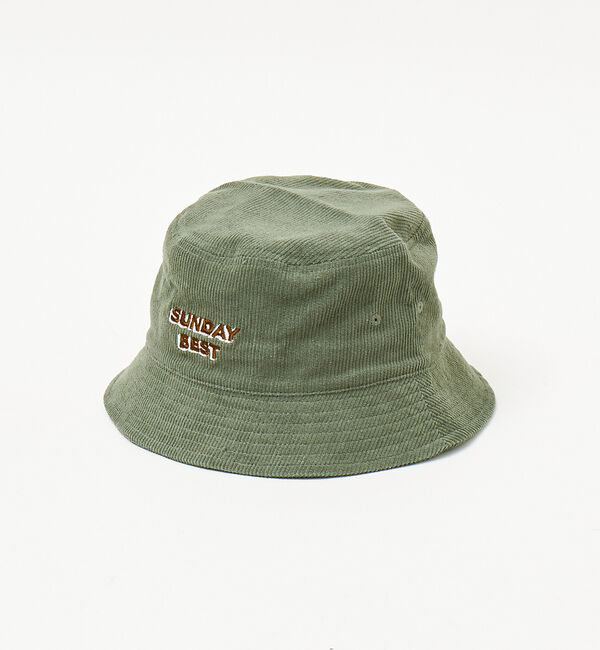 ABAHOUSE「＜BASIQUENTI＞SUNDAY BEST ユニセックス コーデュロイ バケ」|その他|グリーン