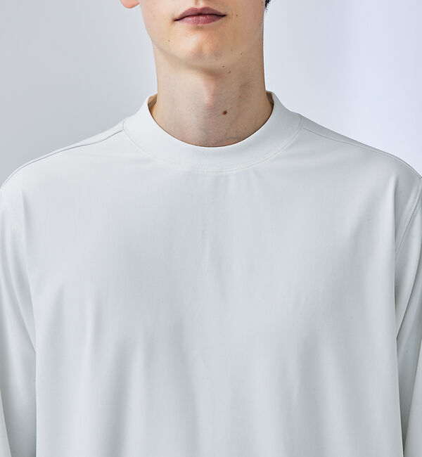 ABAHOUSE「【ハイバックネック】パウダータッチ 長袖Tシャツ」|Tシャツ・カットソー|
