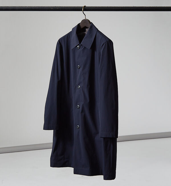 ABAHOUSE「【機能素材SORONA使用】マルチストレッチ 3WAYステンカラーコート / ス」|ステンカラーコート|ネイビー