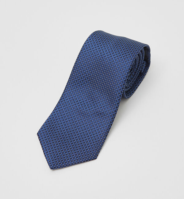 ABAHOUSE「【ウォッシャブル】マイクロパターン ネクタイ」|ネクタイ・蝶ネクタイ|ネイビー